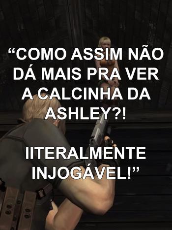 "Como assim não dá pra ver a calcinha da Ashley?!"