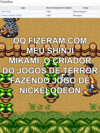 "oq fizeram com meu shinji mikami"