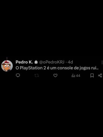 O PlayStation 2 &eacute; um console de jogos ruins