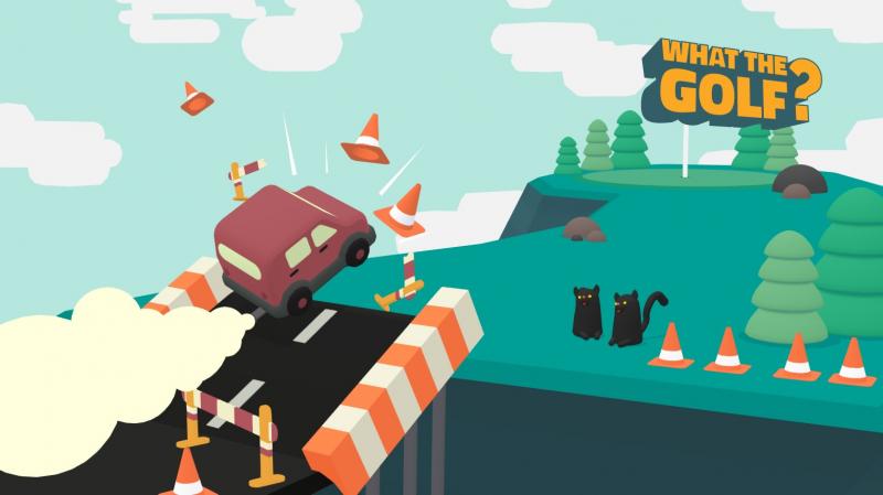 Imagem do jogo What the Golf?